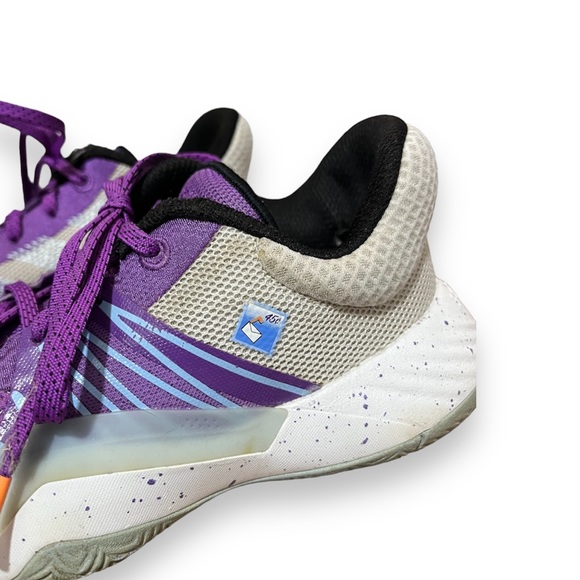 Adidas Youth D.O.N. Issue #1 Mailman Purple White Shoes EH2443 Size 2 1/2 Y (GS) - Picture 3 of 6